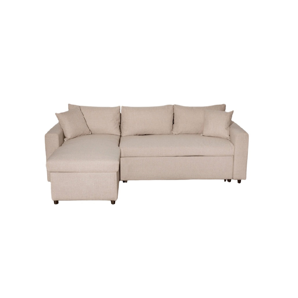 Canapé d'angle en tissu pour salon - 230 x 150 x 85